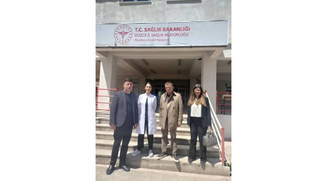 AK Parti Akçakoca İlçe Teşkilatı’ndan hasta ziyareti