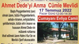Ahmet Dedeyi Anma Cümle Mevlidi