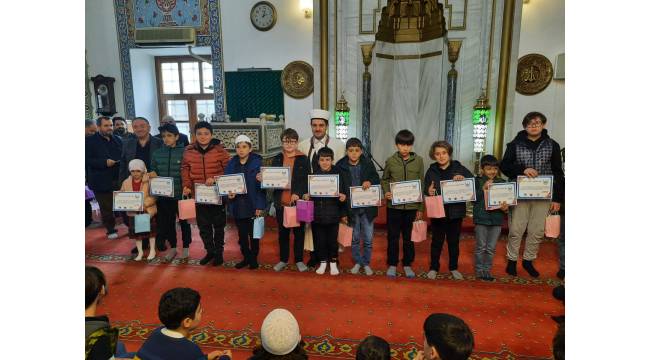 Haydi çocuklar camiye projesinin ödülleri verildi