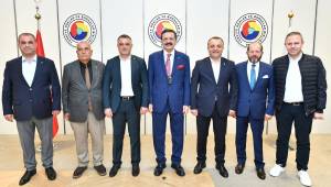 Mesleki Eğitim Kurulu’ndan Hisarcıklıoğlu’na ziyaret