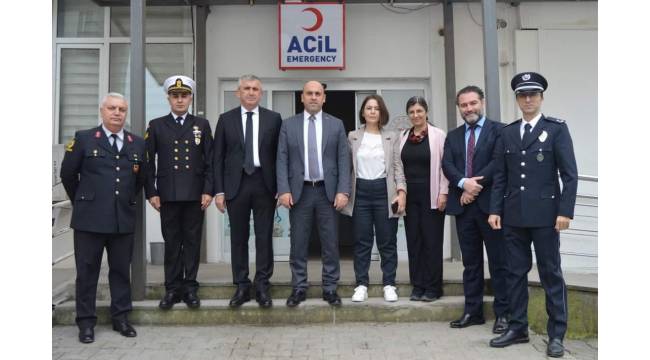 Akçakoca Kaymakamı Mustafa Can İle Akçakoca Belediye Başkanı Fikret Albayrak Kurumları Tek Tek Ziyaret Etti 