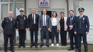 Akçakoca Kaymakamı Mustafa Can İle Akçakoca Belediye Başkanı Fikret Albayrak Kurumları Tek Tek Ziyaret Etti 