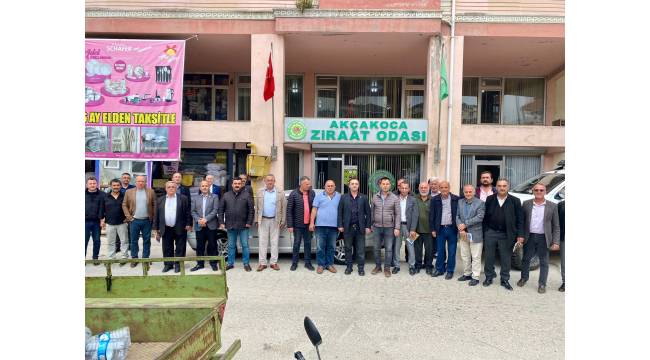 Akçakoca Ziraat Odasınca Köy Muhtarları toplantısı gerçekleştirildi