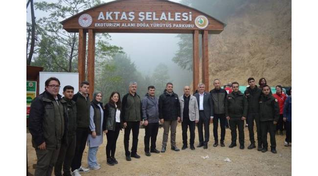 Aktaş Şelalesi Yürüyüş Parkuru ve Eko-Turizm Alanı Tanıtım Gezisi yoğun katılımla gerçekleşti.