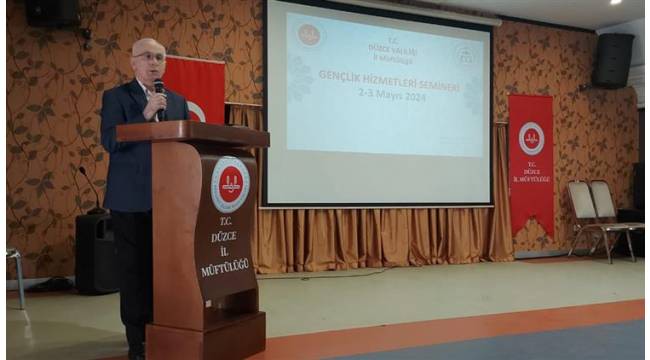 “Gençlik Hizmetleri Eğitim Semineri” yapıldı.