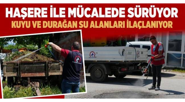 HAŞERE İLE MÜCADELE KONURALP’TE DEVAM EDİYOR