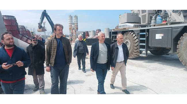AK Parti Akçakoca İlçe Teşkilatından Melenağzı Liman Projesi'ne Ziyaret