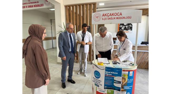 Akçakoca’da Sağlıklı Yaşam İçin Farkındalık Etkinlikleri Düzenlendi