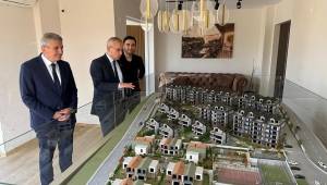 Başkan Fikret Albayrak ve Kaymakam Deniz Pişkin'den Numan Özdemir’e Ziyaret