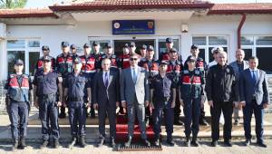 Vali Selçuk Aslan, Akçakoca Melenağzı Jandarma Karakol Komutanlığını Ziyaret Etti