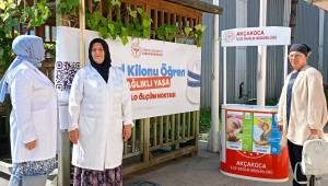 Akçakoca’da “İdeal Kilonu Öğren, Sağlıklı Yaşa” Etkinlikleri Sürüyor