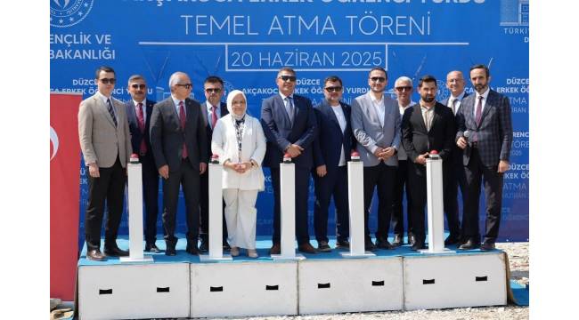 Akçakoca’ya 400 Kişilik KYK Erkek Öğrenci Yurdu’nun Temeli Atıldı
