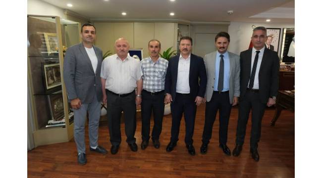 Düzce İlçelerinin Şoförler Odası Başkanlarından TŞOF’a Ziyaret