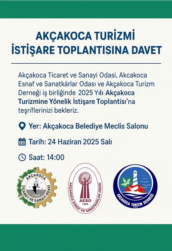Sektör Buluşuyor: Akçakoca Turizmi İçin İstişare Zamanı