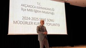 Akçakoca'da Eğitim Yılı Değerlendirme Toplantısı Gerçekleştirildi
