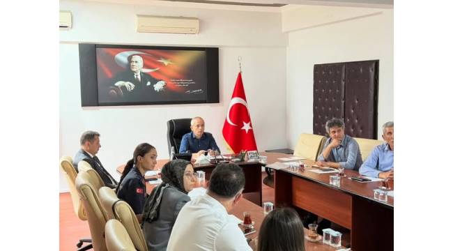 Kaymakam Deniz Pişkin Başkanlığında Üçlü Koordinasyon Toplantısı Gerçekleştirildi