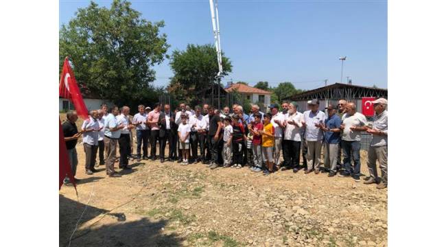 Paşaormanı Köyü Cami temel atma programı düzenlendi