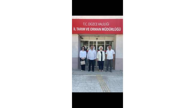 Akçakoca Ziraat Odası’ndan İl Tarım Müdürlüğü’ne Kooperatifleşme Ziyareti