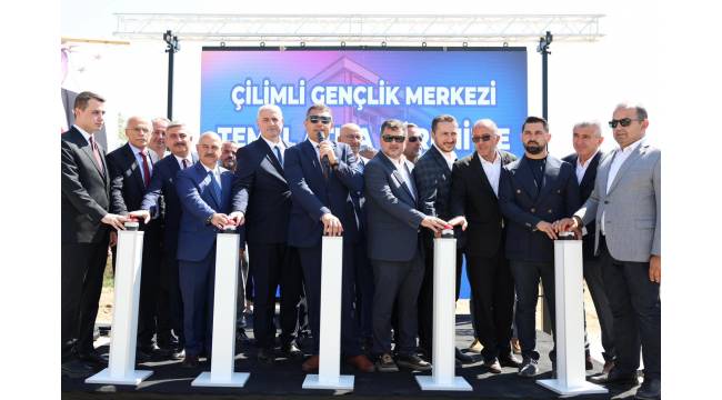 Çilimli Gençlik Merkezi’nin Temeli Atıldı