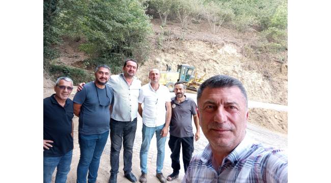 Deredibi Köyü'nde Asfalt Alt Yapı Çalışmaları Tamamlanıyor
