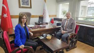 DOKAP Başkanı ve TSTK Genel Başkanı Hasan Gültekin’den Düzce İl Kültür ve Turizm Müdürü Esra Alemdaroğlu’na Ziyaret