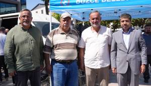 Düzce’de Kavun Hasadı Yapıldı, 5 Ton Kavun Vatandaşlara Dağıtıldı