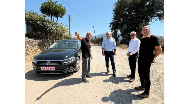 Hasançavuş Köyü Tepe Mahallesi Yol Sorunu Yerinde İncelendi