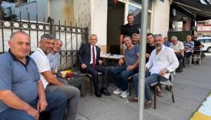 Kaymakam Deniz Pişkin, Yeni Haftaya Esnaf ve Vatandaşlarla Sabah Çayı İçerek Başladı