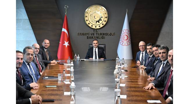 MÜSİAD Başkanı Burhan Özdemir'den Sanayi ve Teknoloji Bakanı Kacır’a Ziyaret