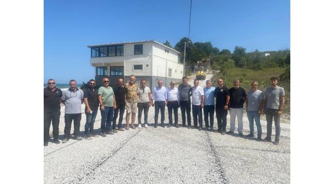 Paşalar Plajı Yolunda Sona Doğru: Yetkililer Çalışmaları Yerinde İnceledi