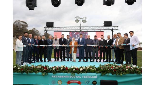 Akçaşehir Sosyal Tesisleri Törenle Hizmete Açıldı 