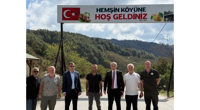 Aktaş ve Hemşin Köyleri Arasında Yapılacak 4,5 Kilometrelik Yolun Altyapı Çalışmaları İncelendi