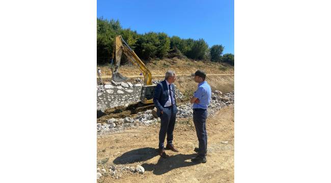 Başkan Fikret Albayrak, OSB Altyapı Çalışmalarını Yerinde İnceledi