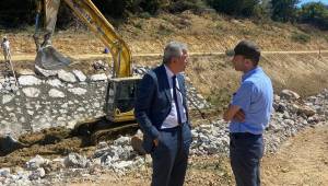 Başkan Fikret Albayrak, OSB Altyapı Çalışmalarını Yerinde İnceledi