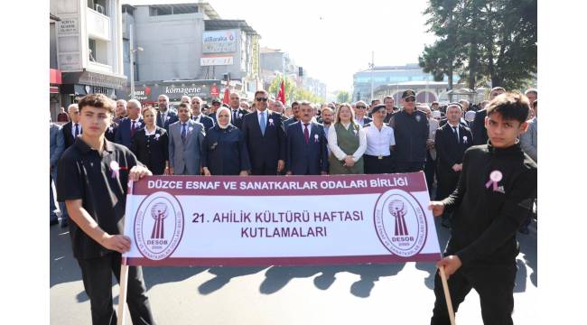 Düzce'de Ahilik Haftası Coşkuyla Kutlandı