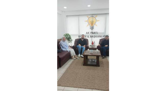 Selman Nadir Denizgez'den AK Parti Düzce Milletvekili Ercan Öztürk’e Ziyaret