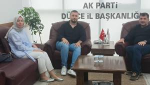 Selman Nadir Denizgez'den AK Parti Düzce Milletvekili Ercan Öztürk’e Ziyaret