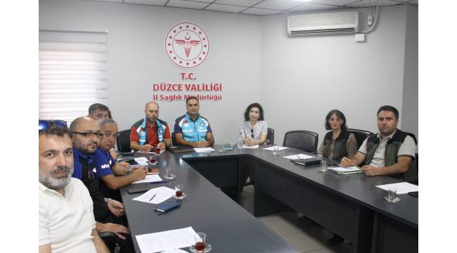 Türkiye Afet Müdahale Planı (TAMP) Kapsamında Masa Başı Tatbikatı Gerçekleştirildi.
