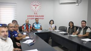 Türkiye Afet Müdahale Planı (TAMP) Kapsamında Masa Başı Tatbikatı Gerçekleştirildi.
