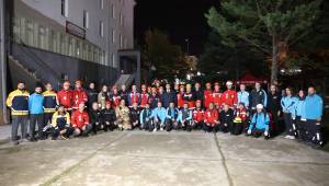 Düzce Fen Lisesi Pansiyonunda Deprem ve Yangın Tatbikatı Gerçekleştirildi