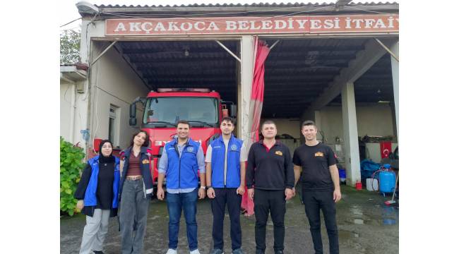 GSB Akçakoca Gençlik Merkezi’nden İtfaiye Haftası Ziyareti