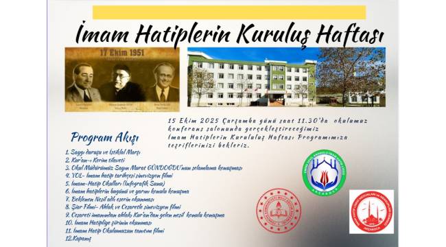İmam Hatip Okullarının 112. Yılı Akçakoca’da Kutlanıyor