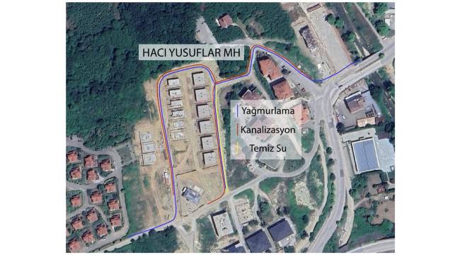 Akçakoca Belediyesi’nden Hacı Yusuflar Mahallesi’ne Önemli Altyapı Yatırımı