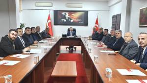 Akçakoca Kaymakamlığında Aylık Koordinasyon Toplantısı Gerçekleştirildi