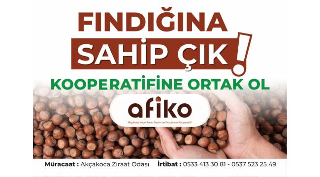 Akçakoca’nın Geleceği İçin Birlik Zamanı: AFİKO Ortaklık Kampanyası Başladı