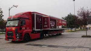 Çanakkale Savaşları Mobil Müzesi Düzce'de Ziyarete Açıldı