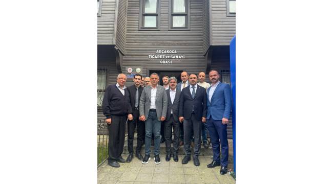 Gerede TSO Heyetinden Akçakoca TSO İnceleme Ziyareti