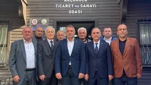 Milliyetçi Hareket Partisi Heyetinden ATSO Ziyaret edildi.