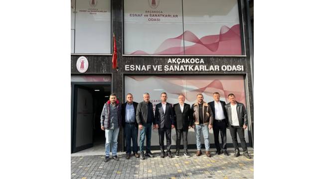 Necati Can’dan Esnaf Odası Başkanı Duygu Aydoğan’a Ziyaret