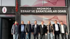 Necati Can’dan Esnaf Odası Başkanı Duygu Aydoğan’a Ziyaret